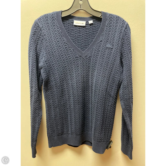 Sweater By Lacoste In Navy, Size: S