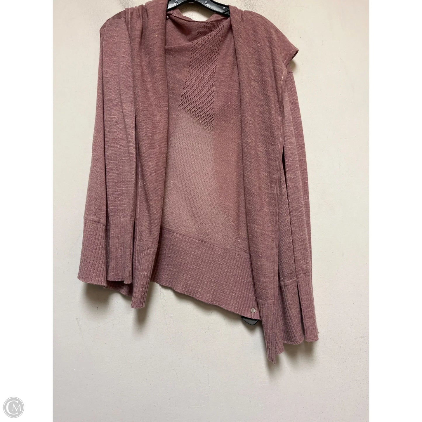 Athletic Top Long Sleeve Hoodie By Lululemon In Purple, Size: S