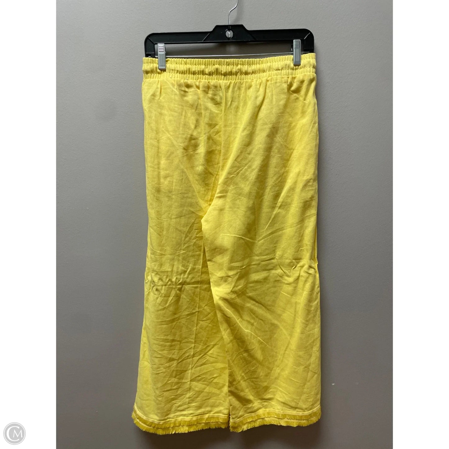 Pants Wide Leg By Anne Klein In Yellow, Size: 4