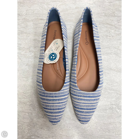 Shoes Flats By Bare Traps In Blue & Cream, Size: 9