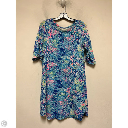 Dress Designer By Lilly Pulitzer In Blue & Pink, Size: M