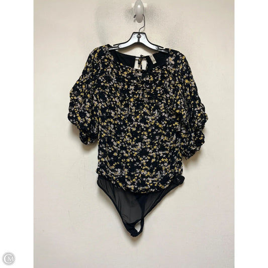 Bodysuit By Free People In Floral Print, Size: M
