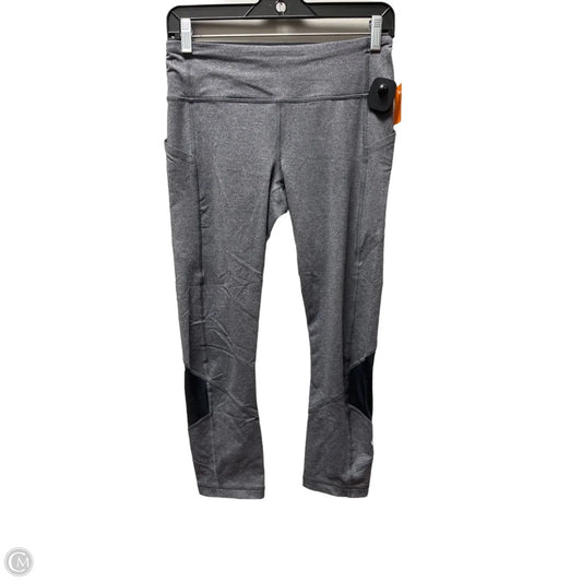 Athletic Leggings By Lululemon In Black & Grey, Size: 6