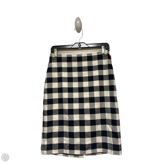 Skirt Midi By Ann Taylor In Checkered Pattern, Size: 2