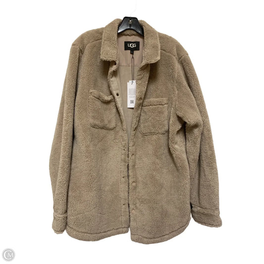 Jacket Designer By Ugg In Tan, Size: L