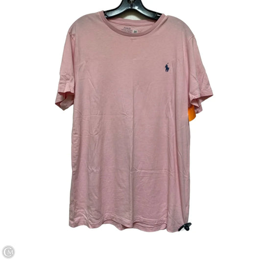 Top Short Sleeve Basic By Polo Ralph Lauren In Pink, Size: Xl