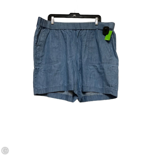 Shorts By Talbots In Blue & Brown, Size: 18