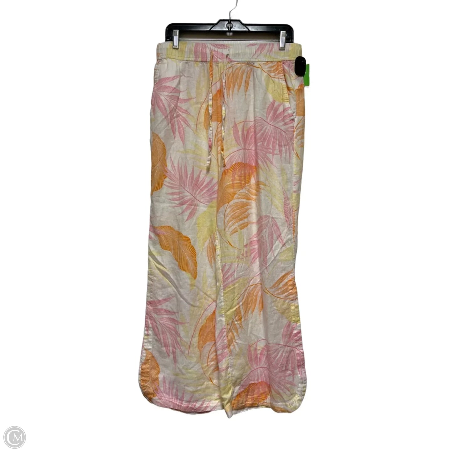 Pants Wide Leg By C And C In Tropical Print, Size: 12