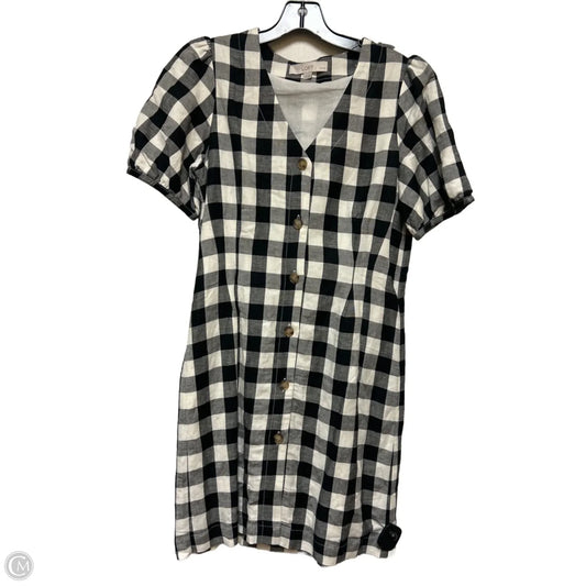 Dress Casual Short By Loft In Checkered Pattern, Size: S