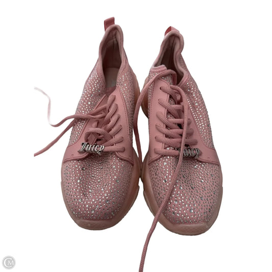 Shoes Sneakers By Juicy Couture In Pink, Size: 8.5