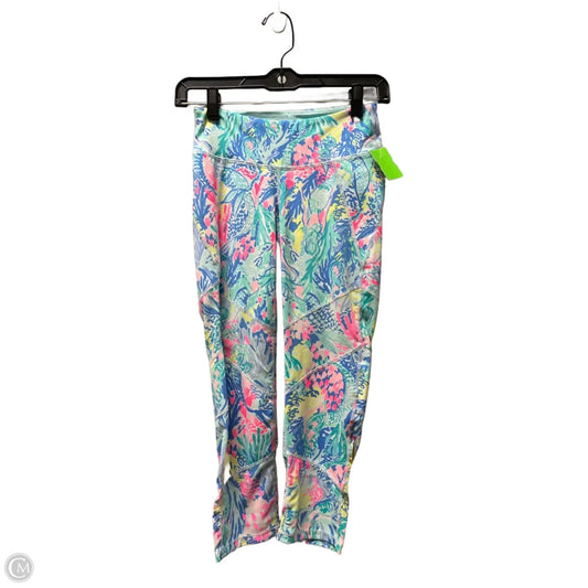 Pants Designer By Lilly Pulitzer In Blue & Green, Size: Xs