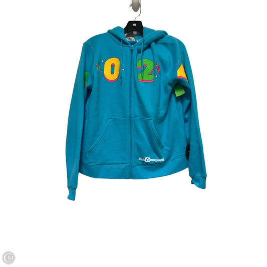 Sweatshirt Hoodie By Disney Store In Blue, Size: S