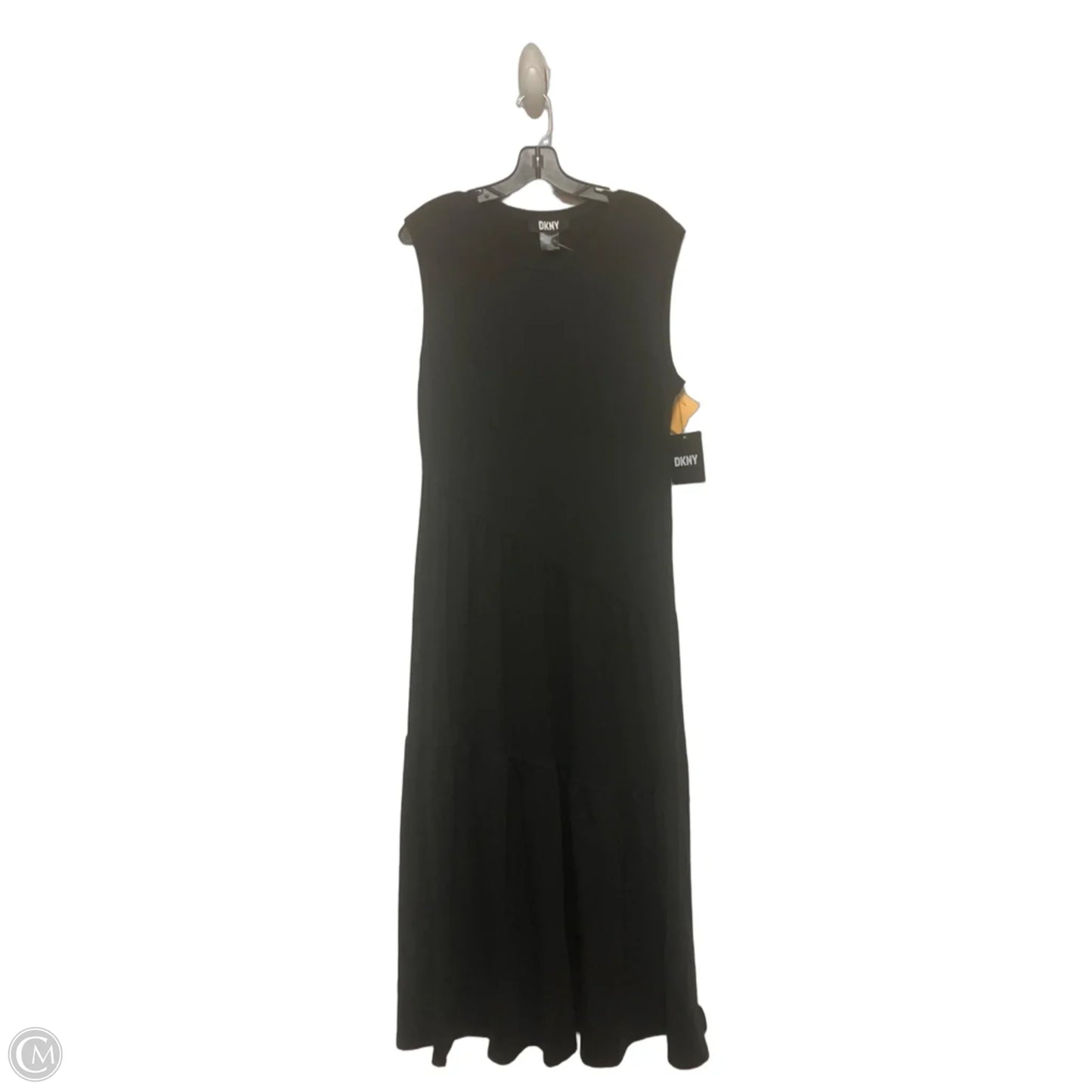 Dress Casual Maxi By Dkny In Black, Size: M