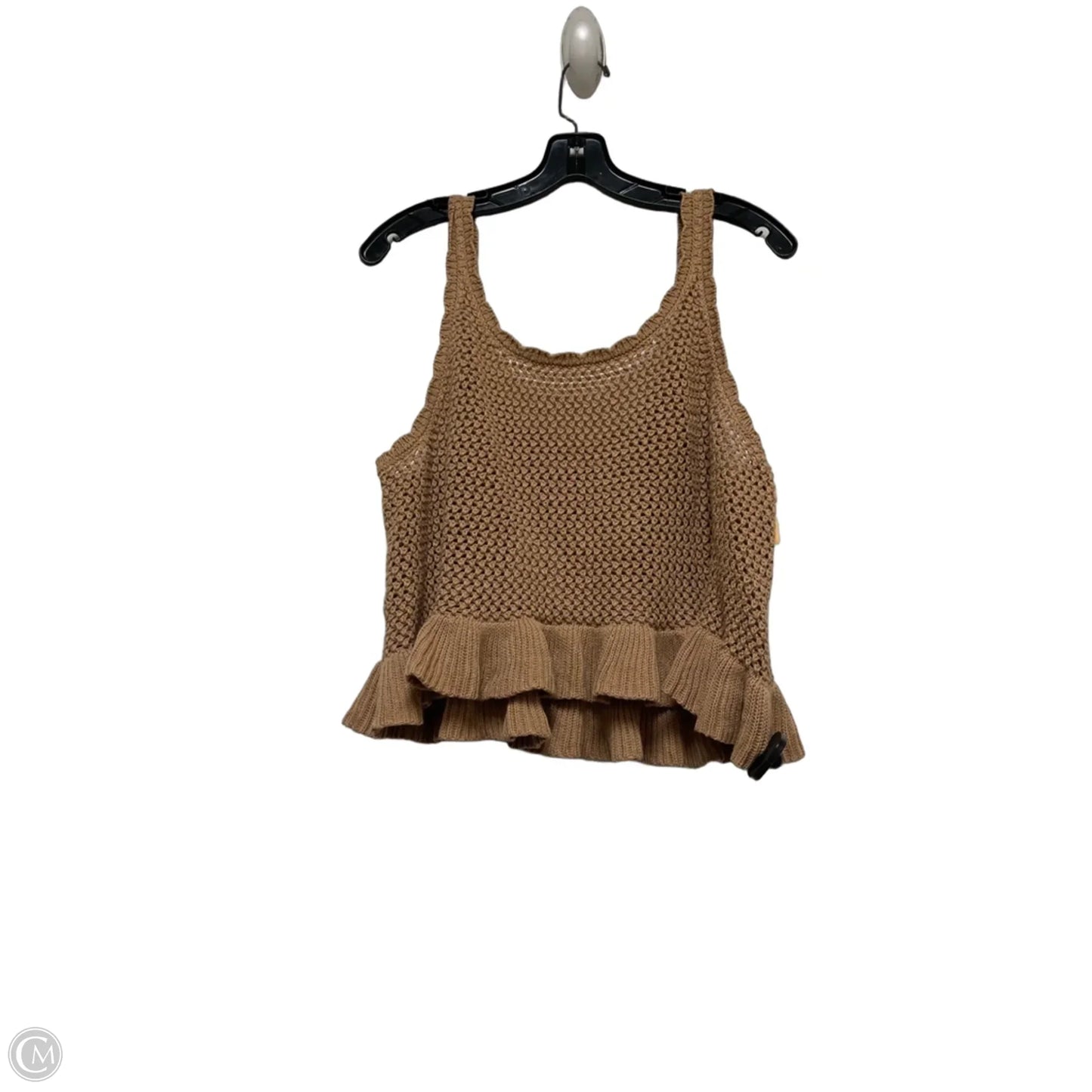 Top Sleeveless By American Eagle In Brown, Size: Xl