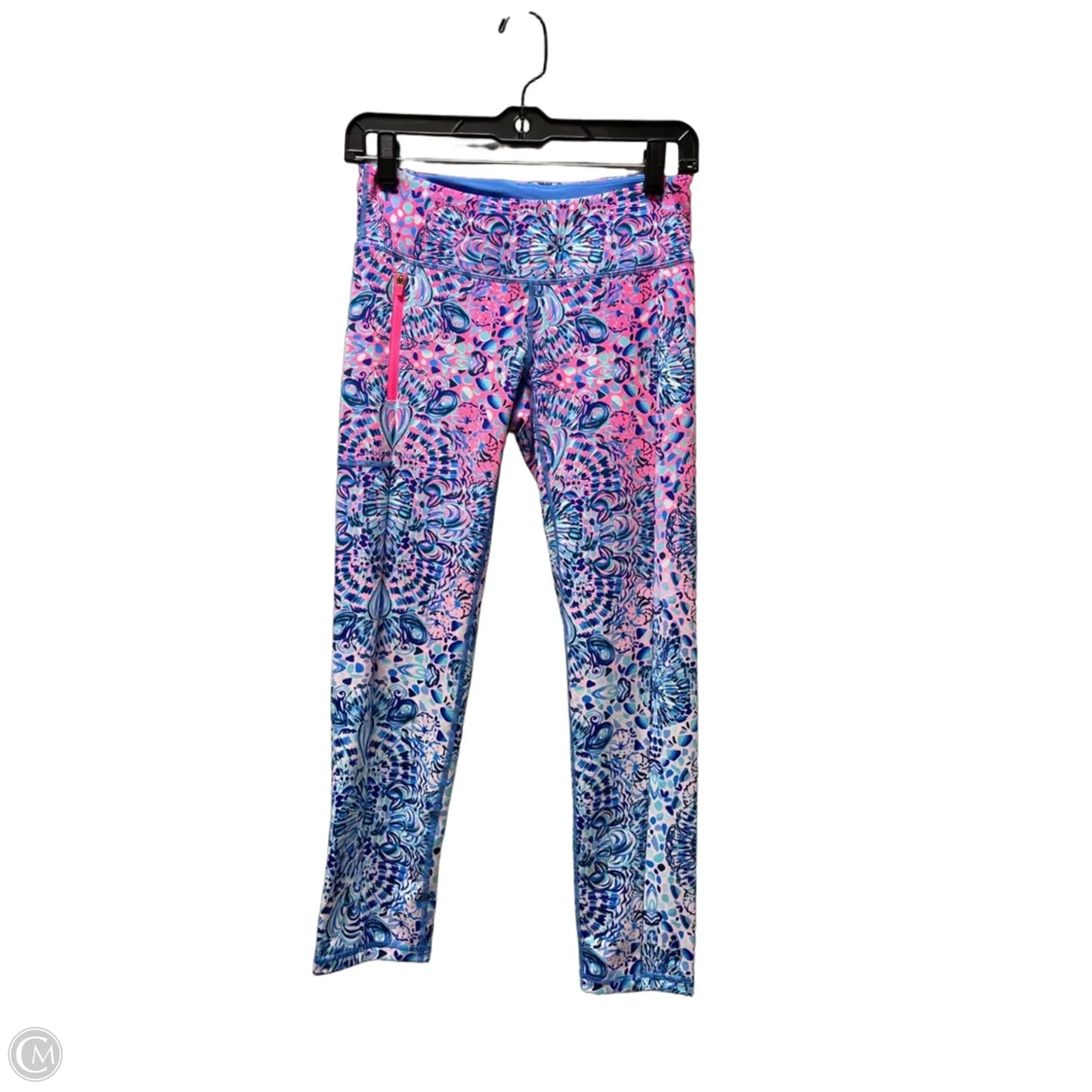 Pants Designer By Lilly Pulitzer In Blue & Pink, Size: S