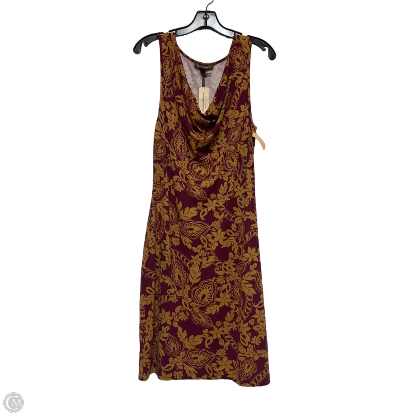 Dress Casual Midi By Tommy Bahama In Red & Tan, Size: M