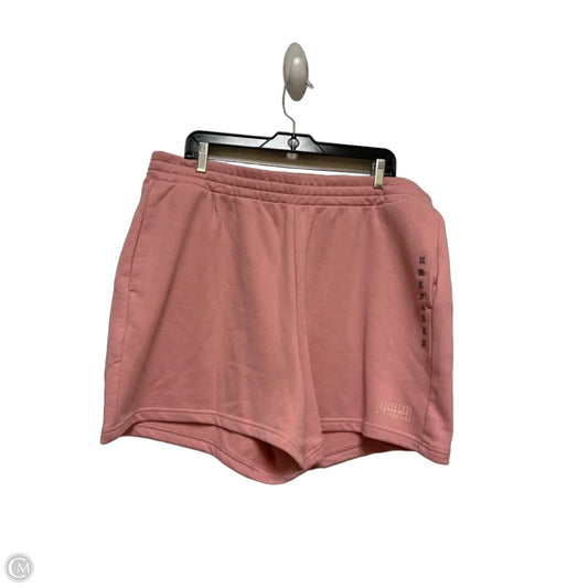 Athletic Shorts By Puma In Pink, Size: 2x