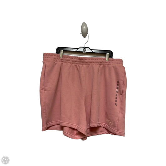 Athletic Shorts By Puma In Pink, Size: 2x