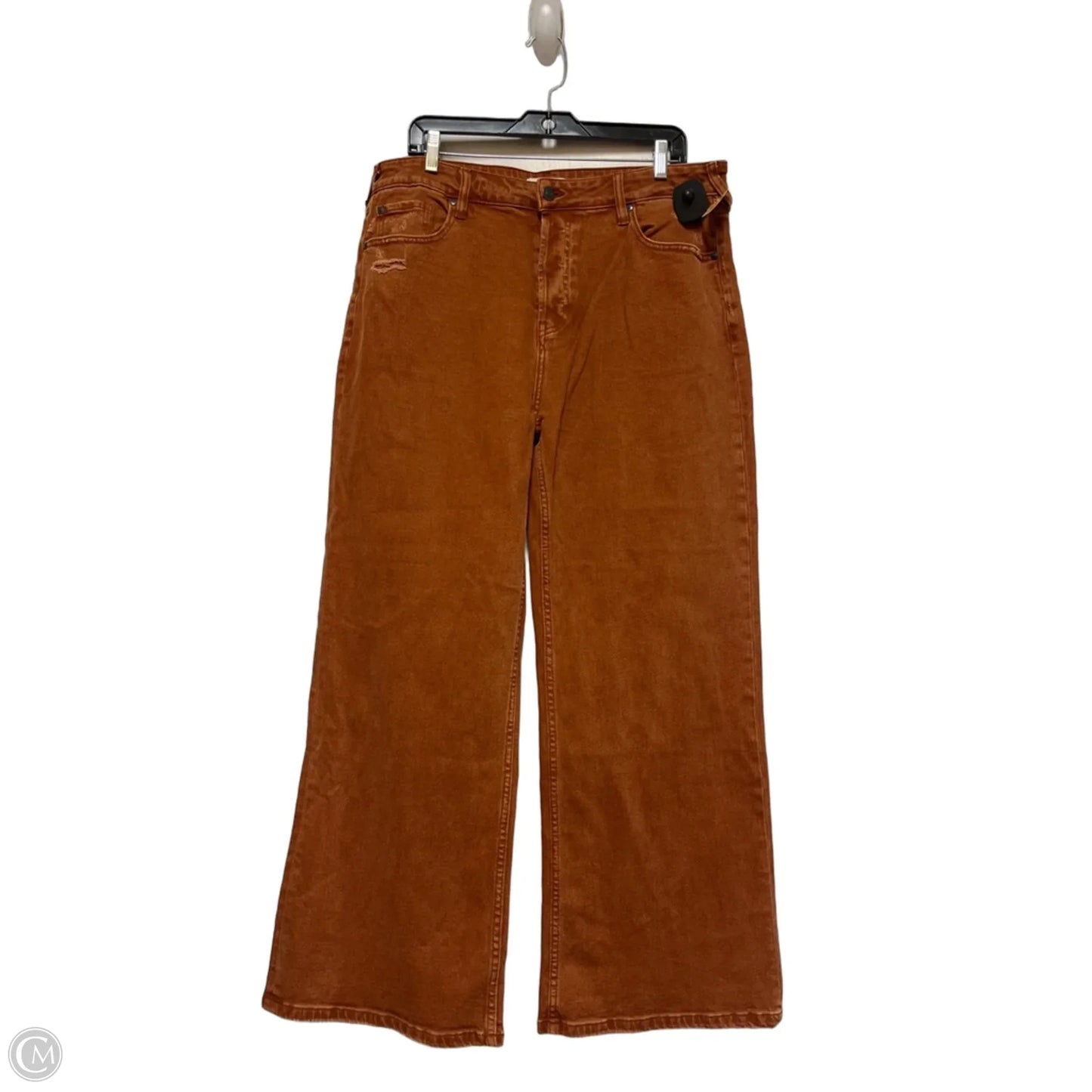 Jeans Wide Leg By Clothes Mentor In Orange, Size: 8