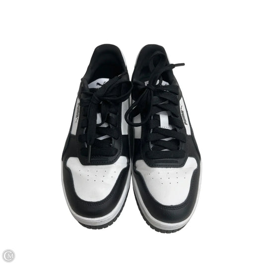 Shoes Sneakers By Puma In Black & White, Size: 7