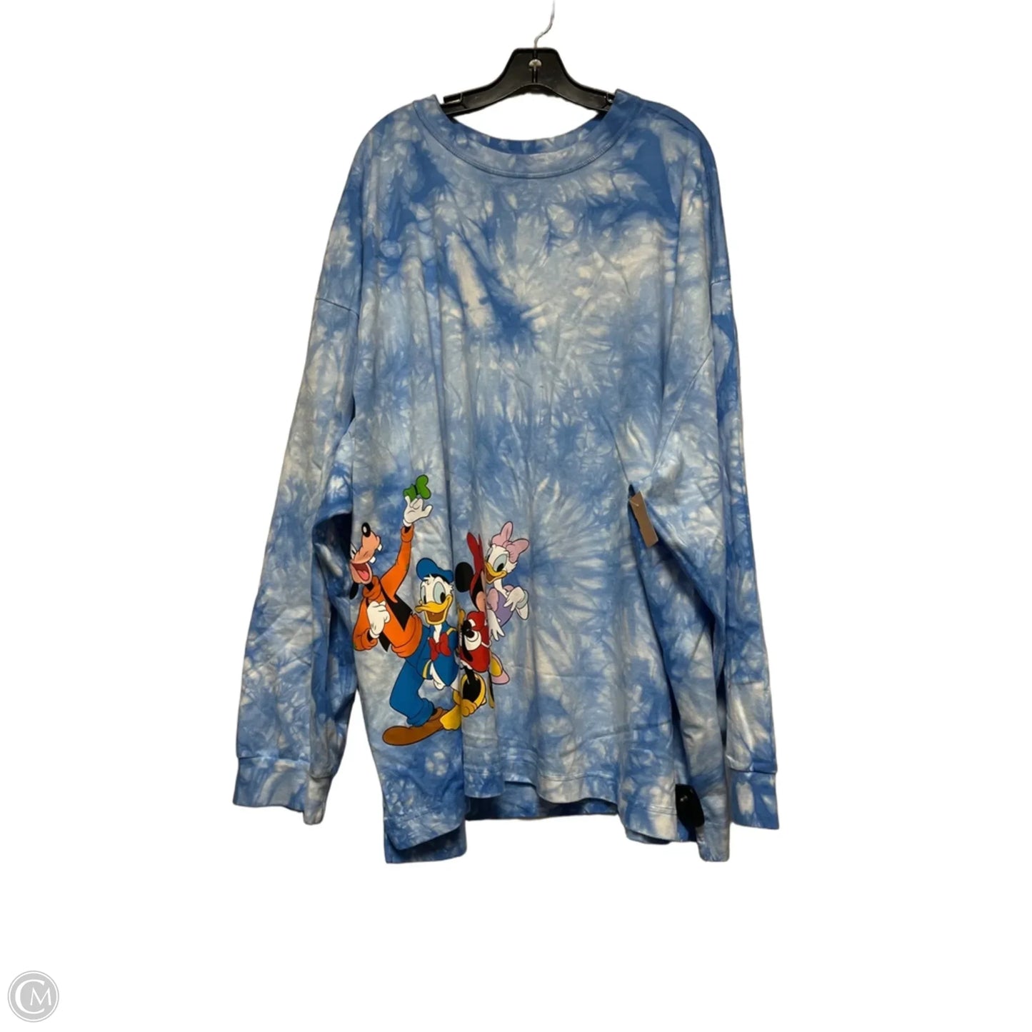 Top Long Sleeve By Disney Store In Tie Dye Print, Size: 4x