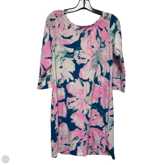 Dress Designer By Lilly Pulitzer In Green & Pink, Size: L