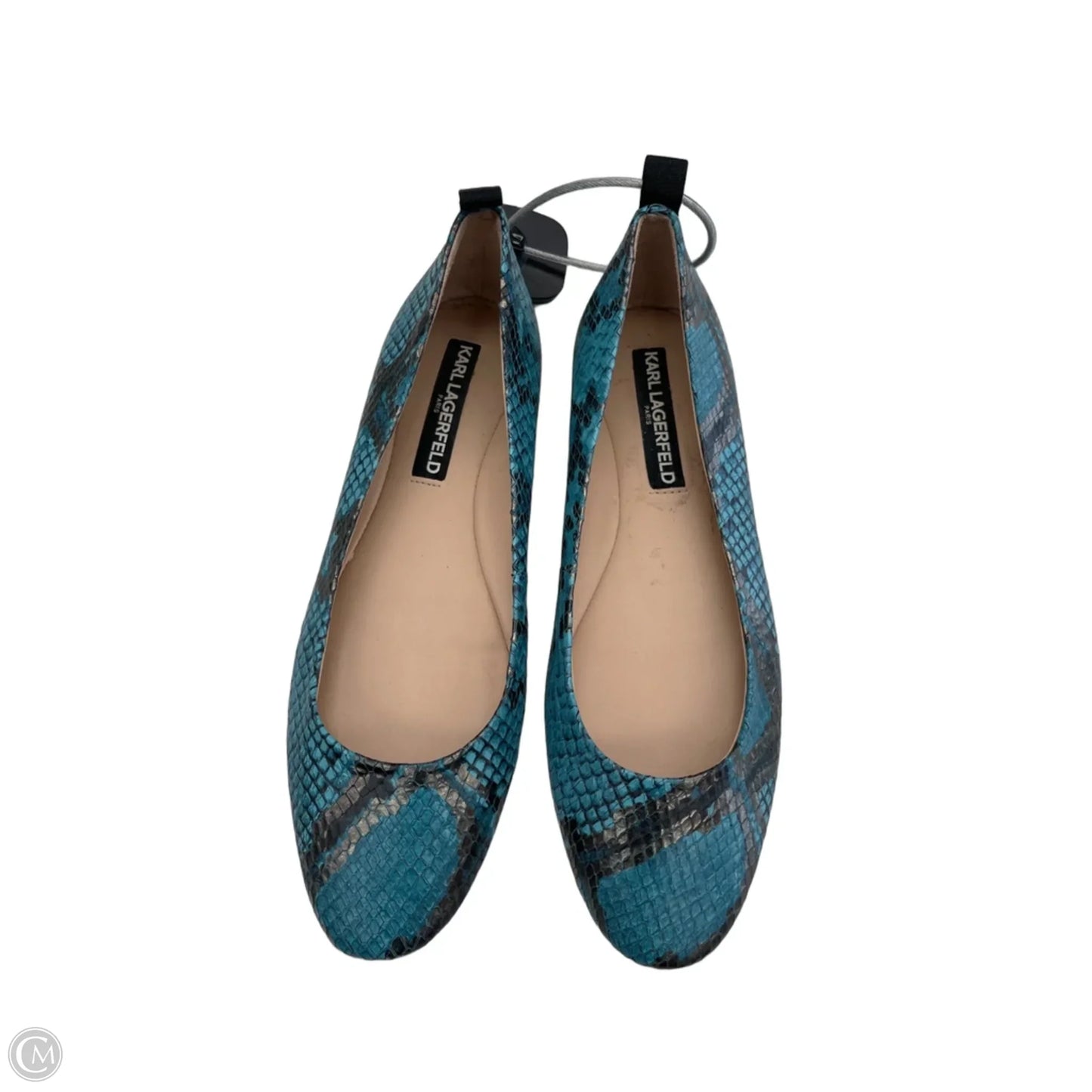 Shoes Designer By Karl Lagerfeld In Snakeskin Print, Size: 6.5