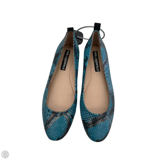 Shoes Designer By Karl Lagerfeld In Snakeskin Print, Size: 6.5