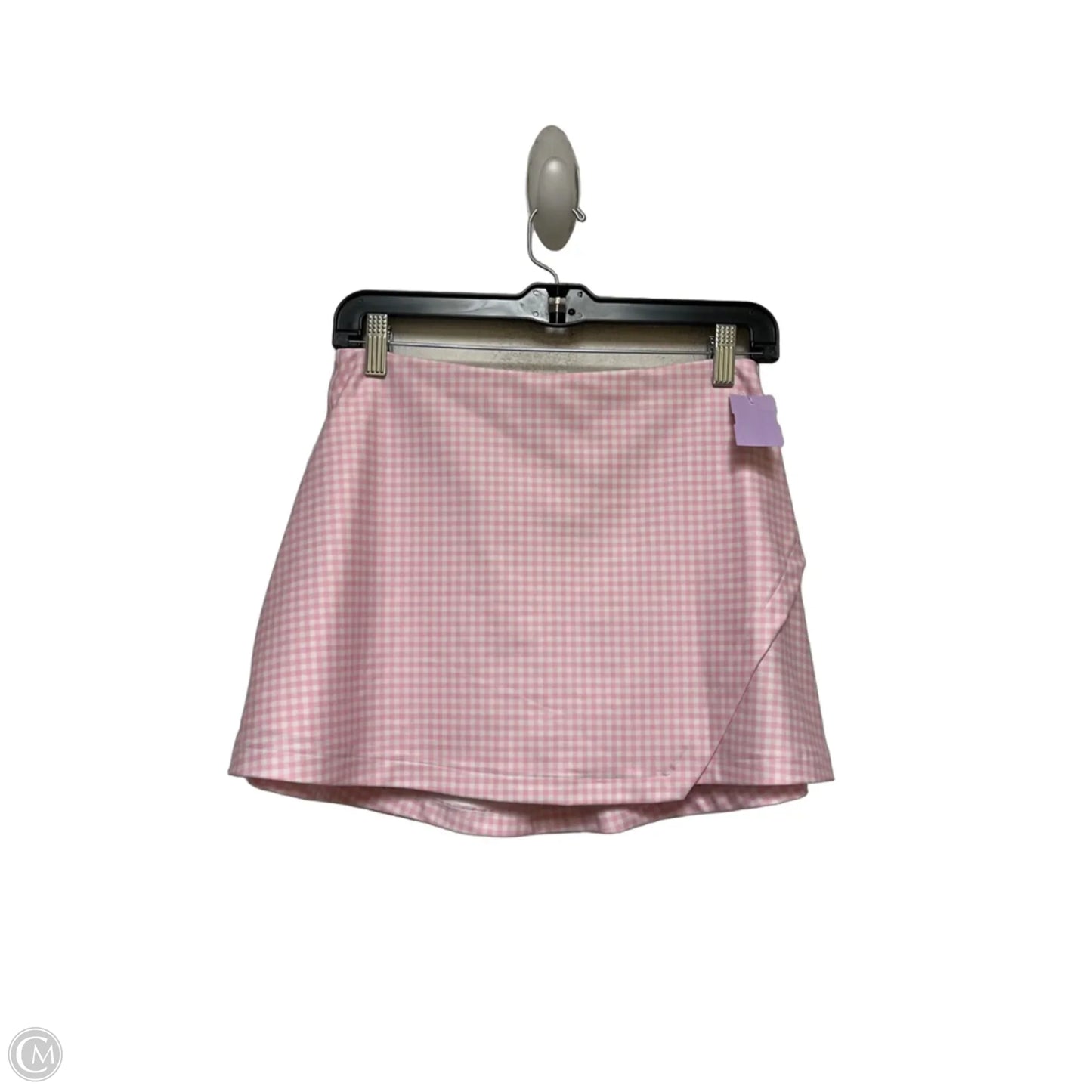 Athletic Skort By Ypb In Checkered Pattern, Size: S