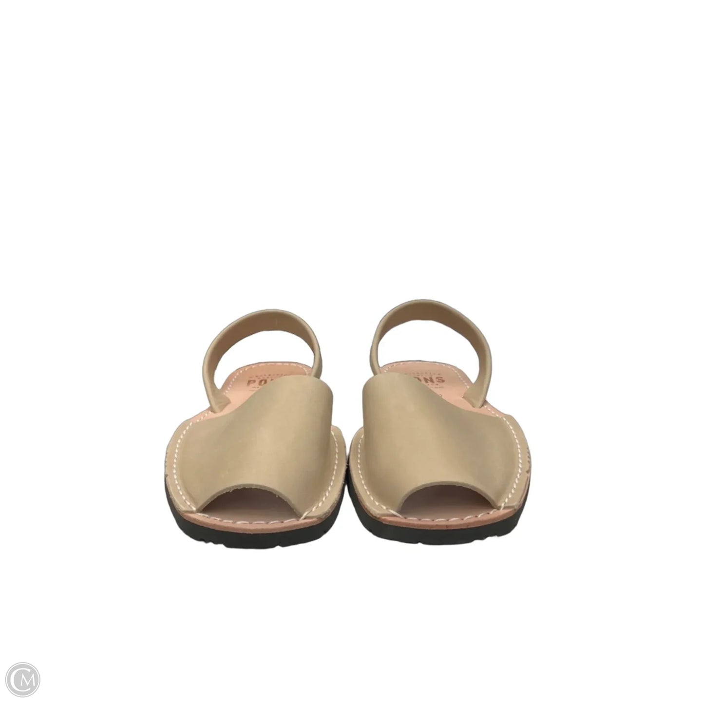 Sandals Flats By Clothes Mentor In Tan, Size: 9