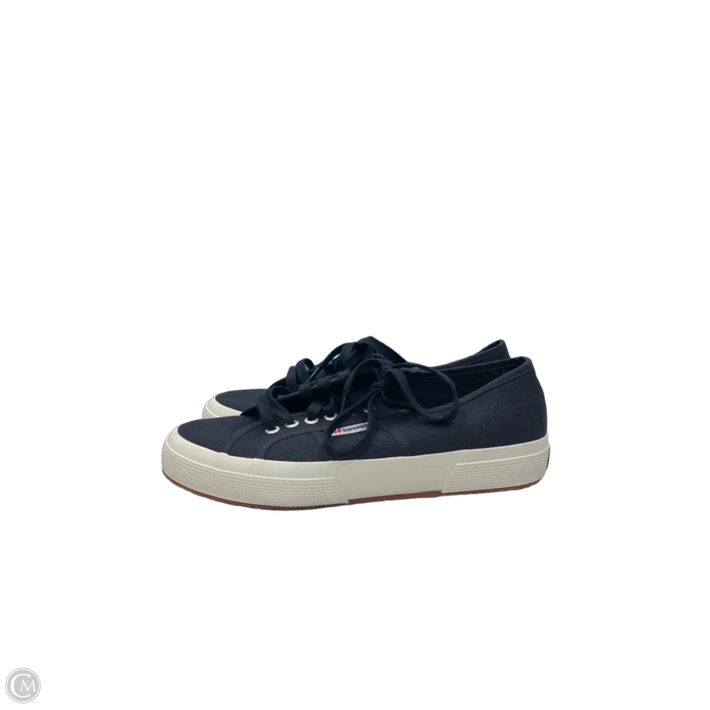 Shoes Sneakers By Superga In Navy, Size: 9