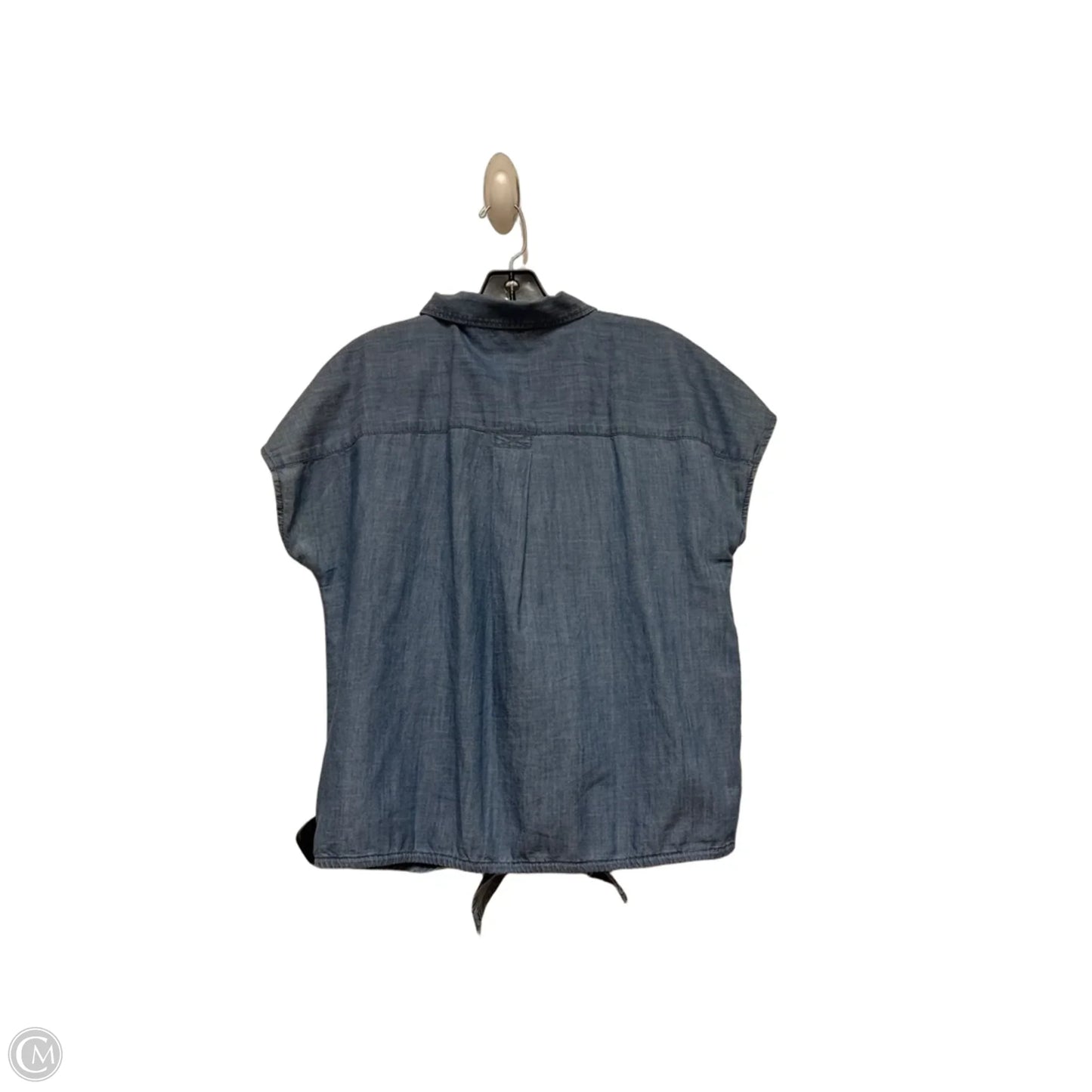 Top Short Sleeve By Talbots In Blue, Size: M