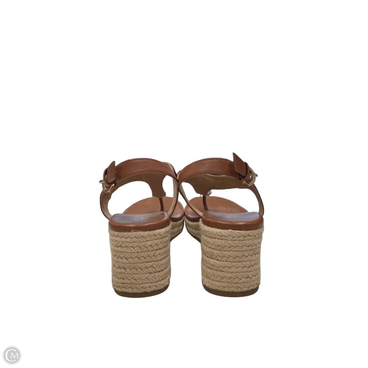 Sandals Heels Wedge By Michael By Michael Kors In Tan, Size: 7.5