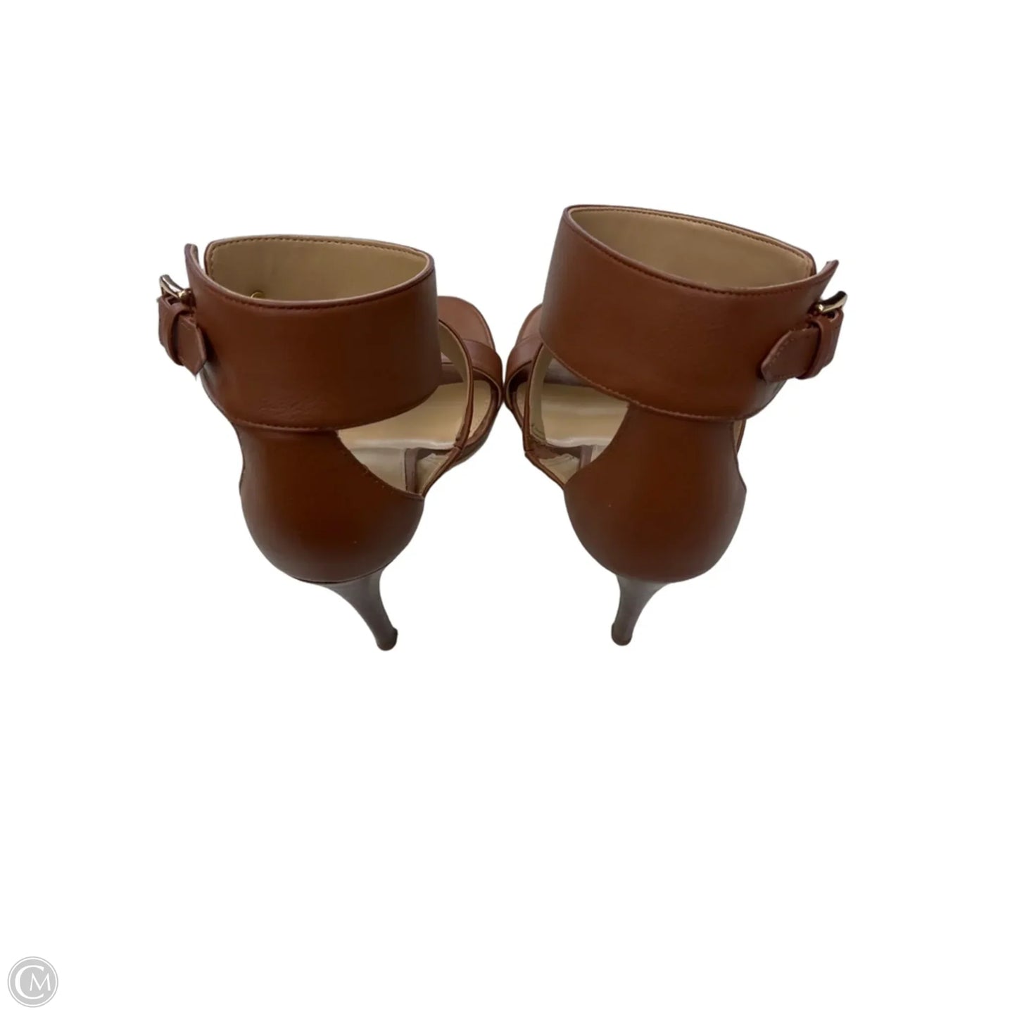 Sandals Heels Stiletto By Michael By Michael Kors In Brown, Size: 7.5