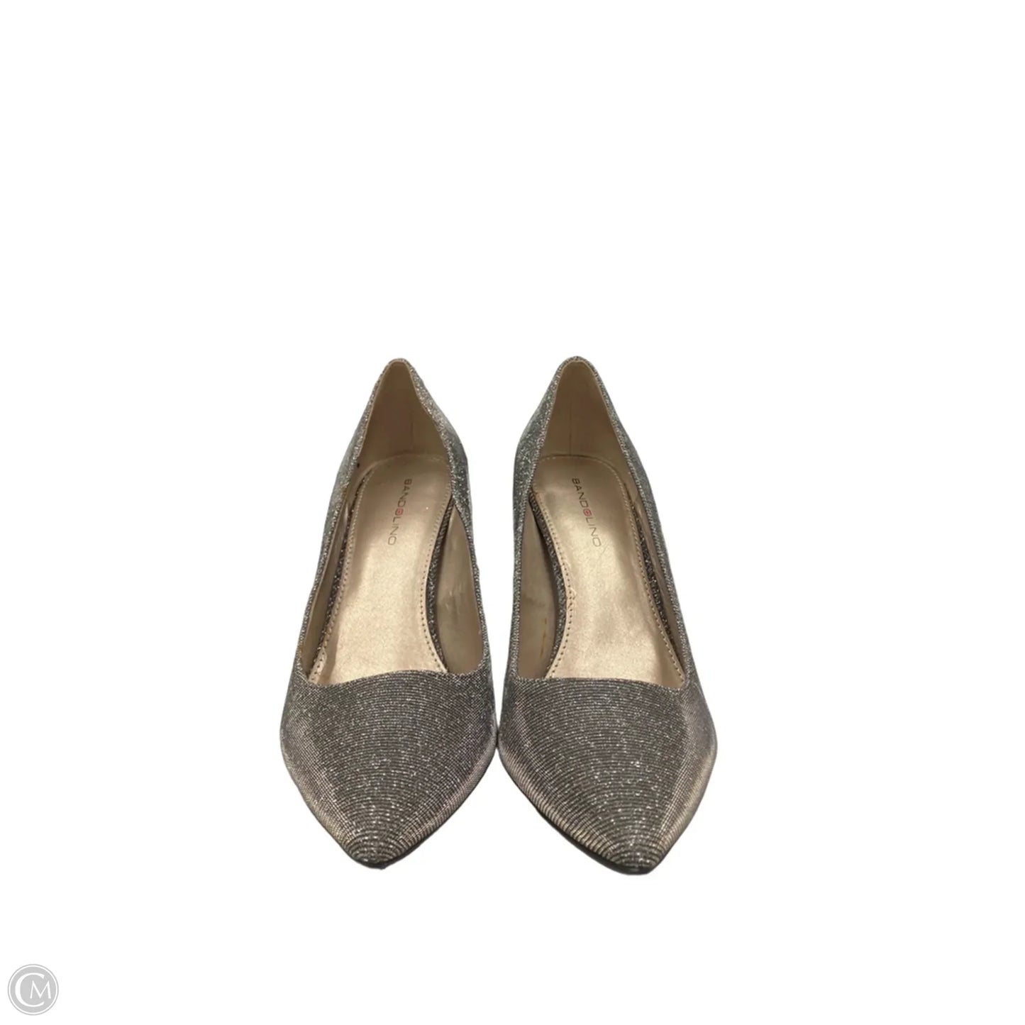 Shoes Heels Kitten By Bandolino In Silver, Size: 7.5