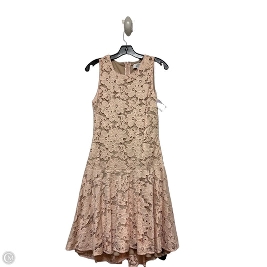 Dress Casual Short By Badgley Mischka In Pink, Size: S