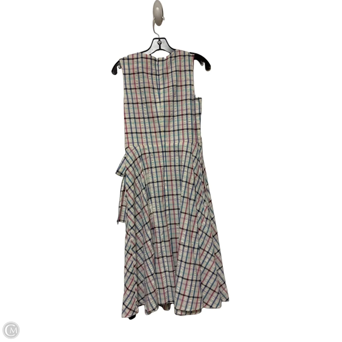 Dress Casual Midi By Chaps In Plaid Pattern, Size: S