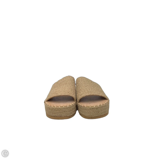Sandals Heels Platform By Matisse In Tan, Size: 10