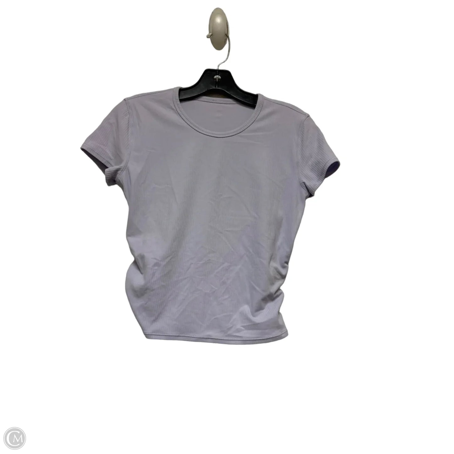 Athletic Top Short Sleeve By Lululemon In Purple, Size: S