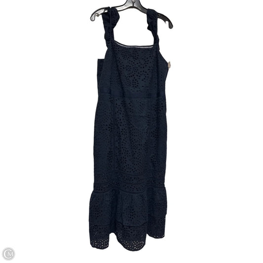 Dress Casual Maxi By Banana Republic In Navy, Size: L