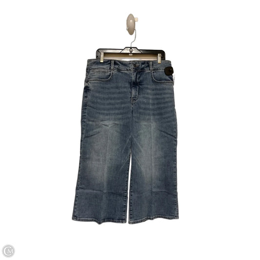 Jeans Cropped By Not Your Daughters Jeans In Blue Denim, Size: 14