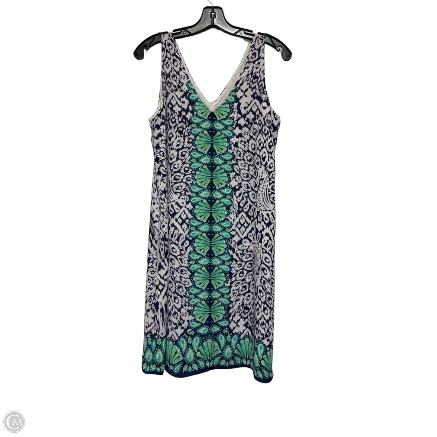 Dress Designer By Lilly Pulitzer In Blue & Green, Size: S