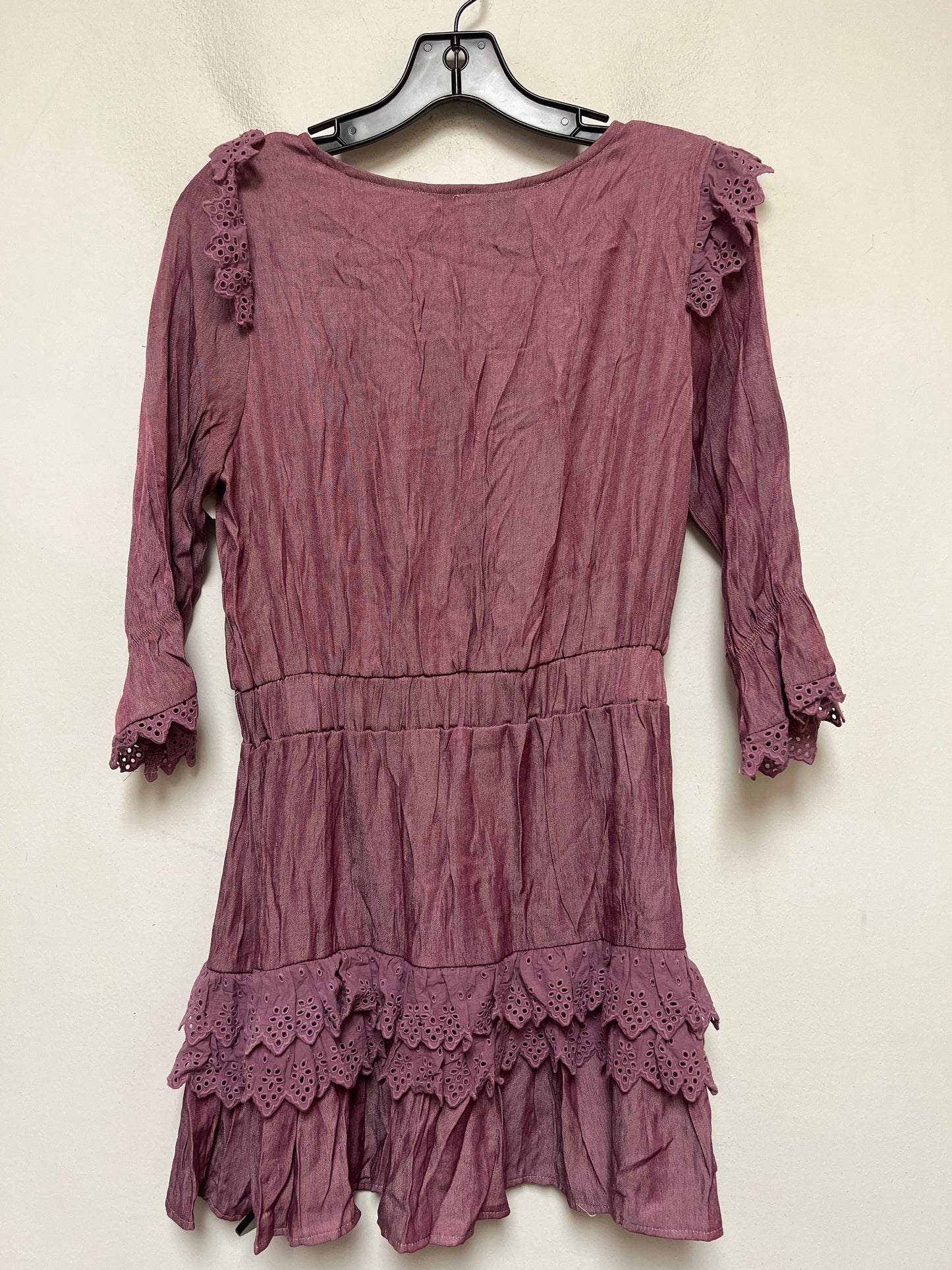 Mauve Dress Casual Short Clothes Mentor, Size S