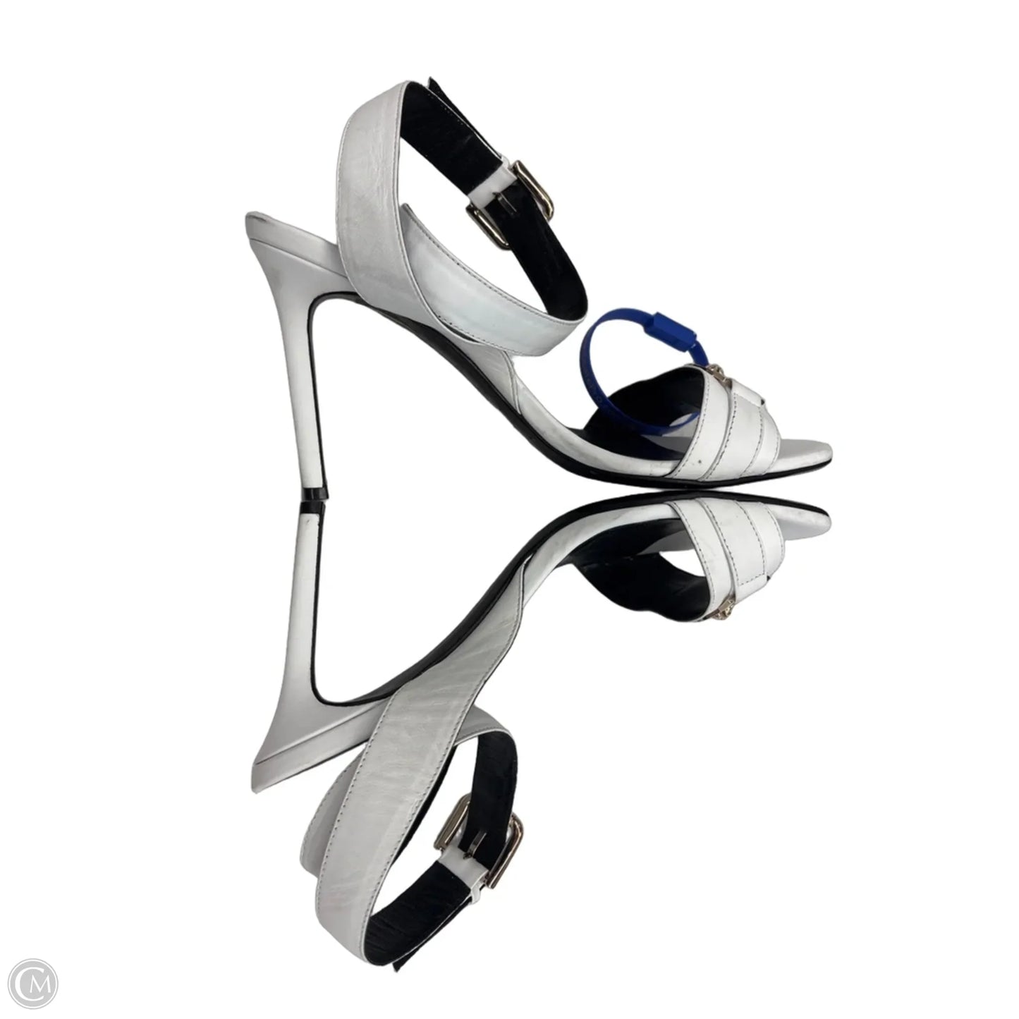Shoes Luxury Designer By Versace In White, Size: 8