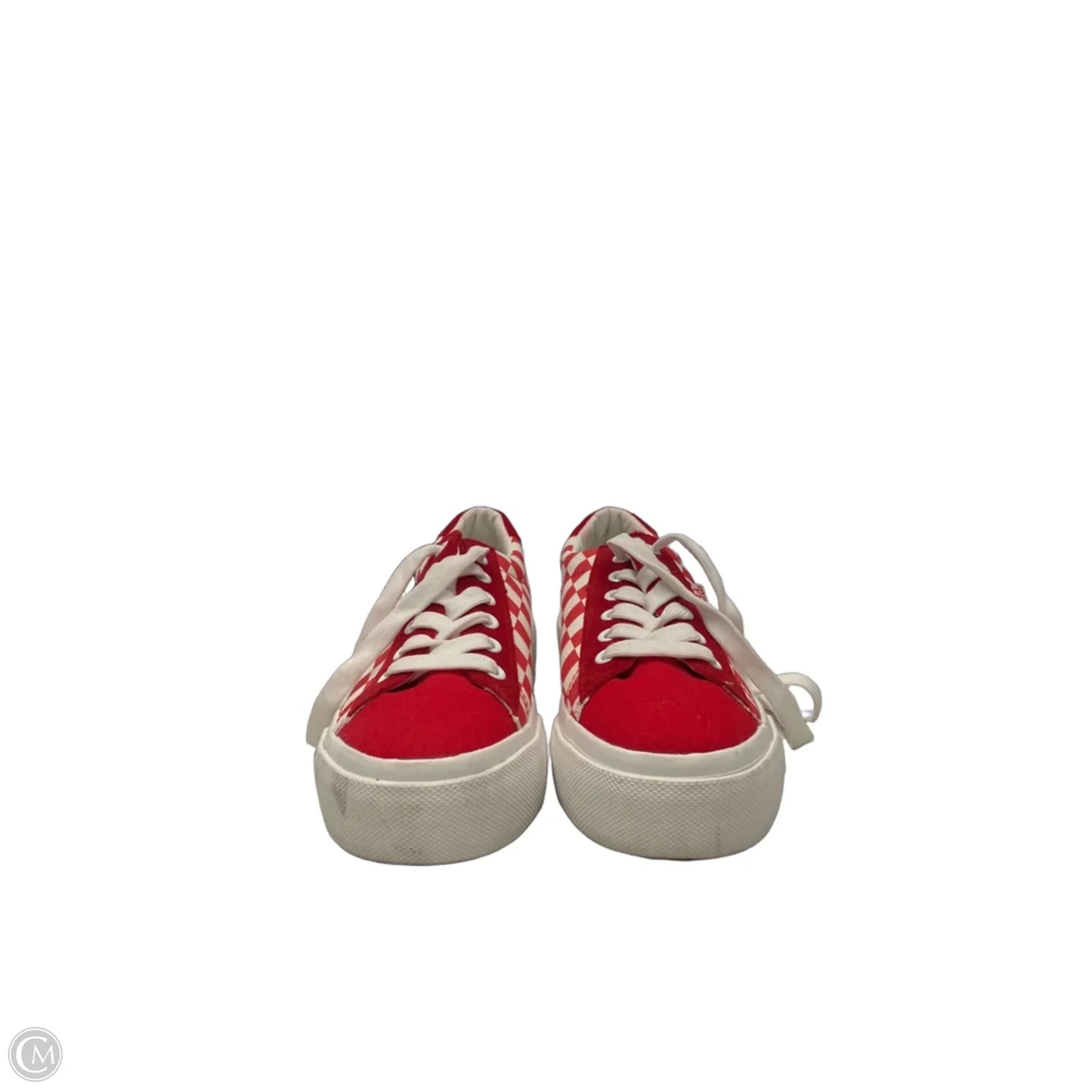 Shoes Sneakers By Mudd In Checkered Pattern, Size: 8