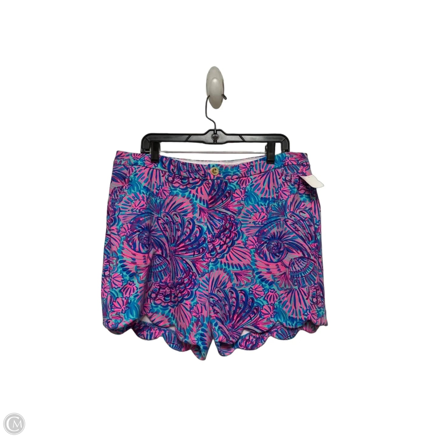 Shorts Designer By Lilly Pulitzer In Blue & Pink, Size: 12