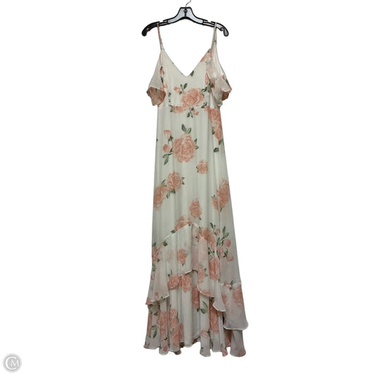 Dress Casual Maxi By Lulus In Floral Print, Size: L