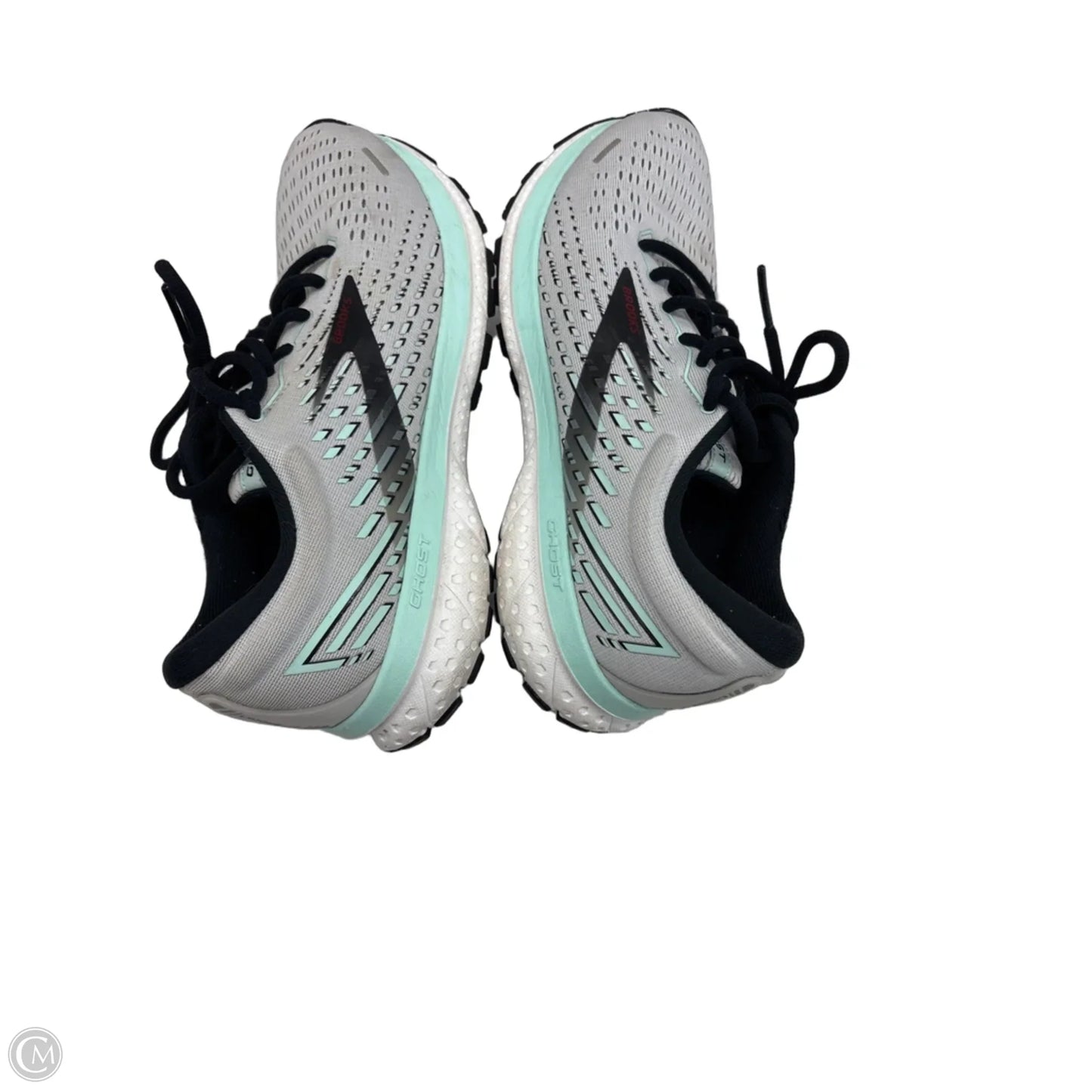Shoes Athletic By Brooks In Black & Grey, Size: 10