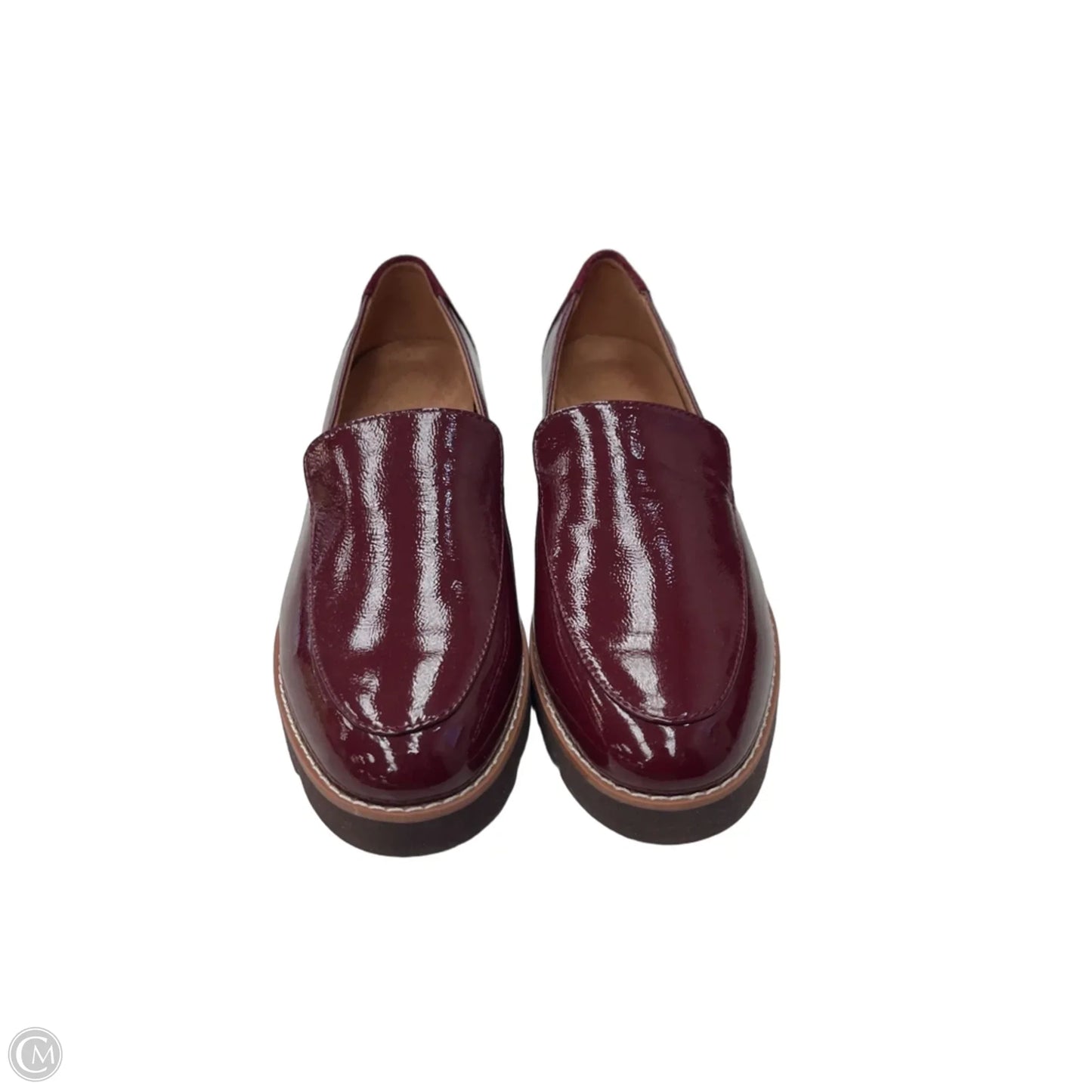 Shoes Flats By Vionic In Maroon, Size: 7.5