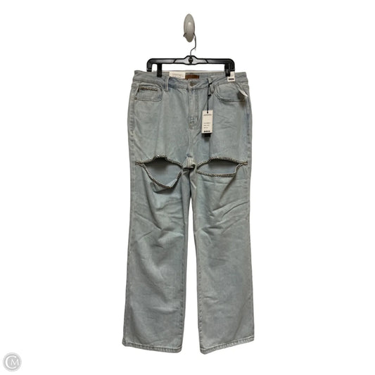 Jeans Straight By Judy Blue In Blue Denim, Size: 14